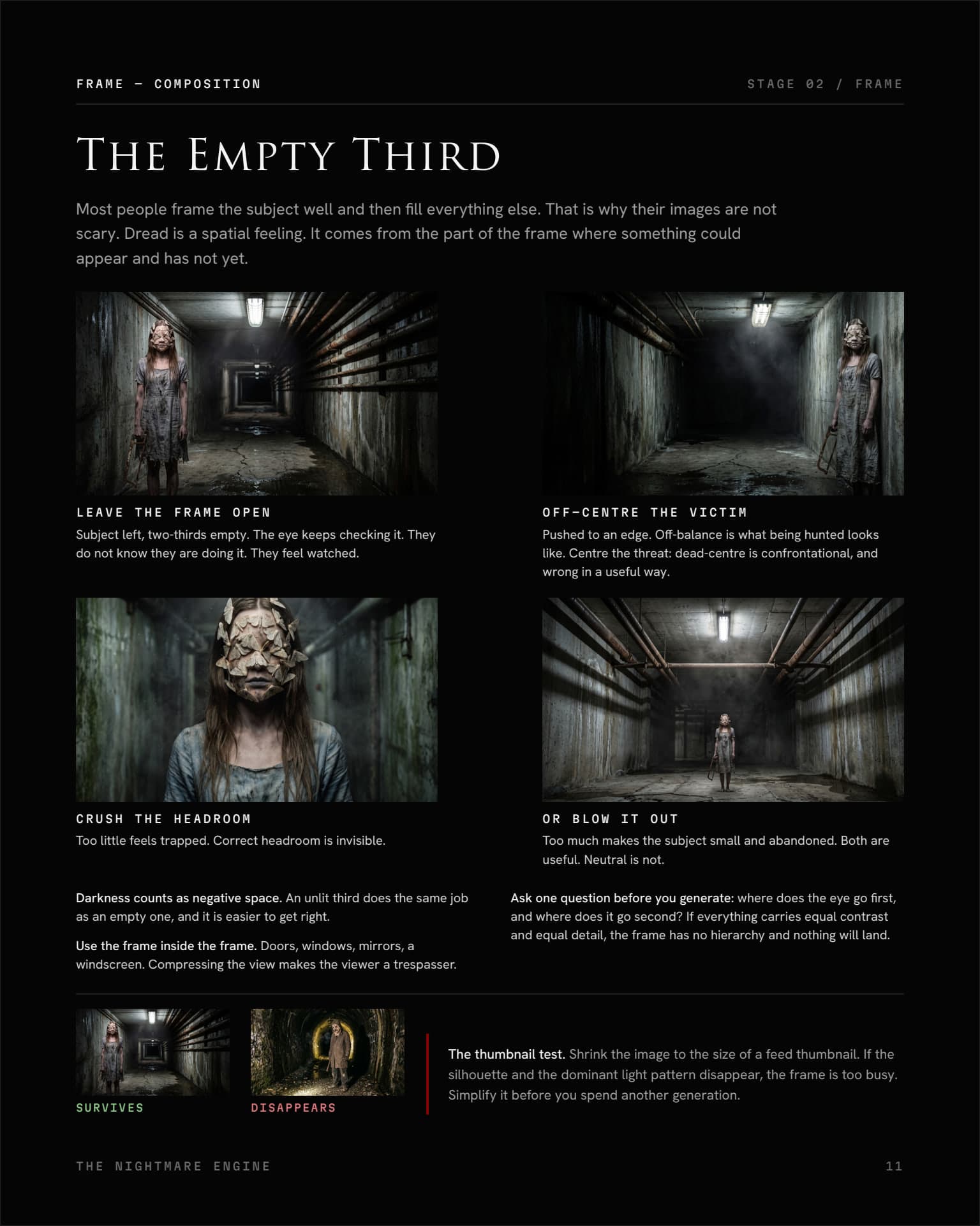 Page 11 of the system, The Empty Third, shown in full.